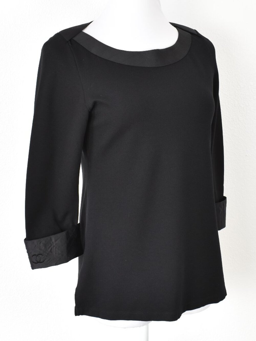 Chanel Logo Property Uniform Top Black - S - Picture 6 of 14